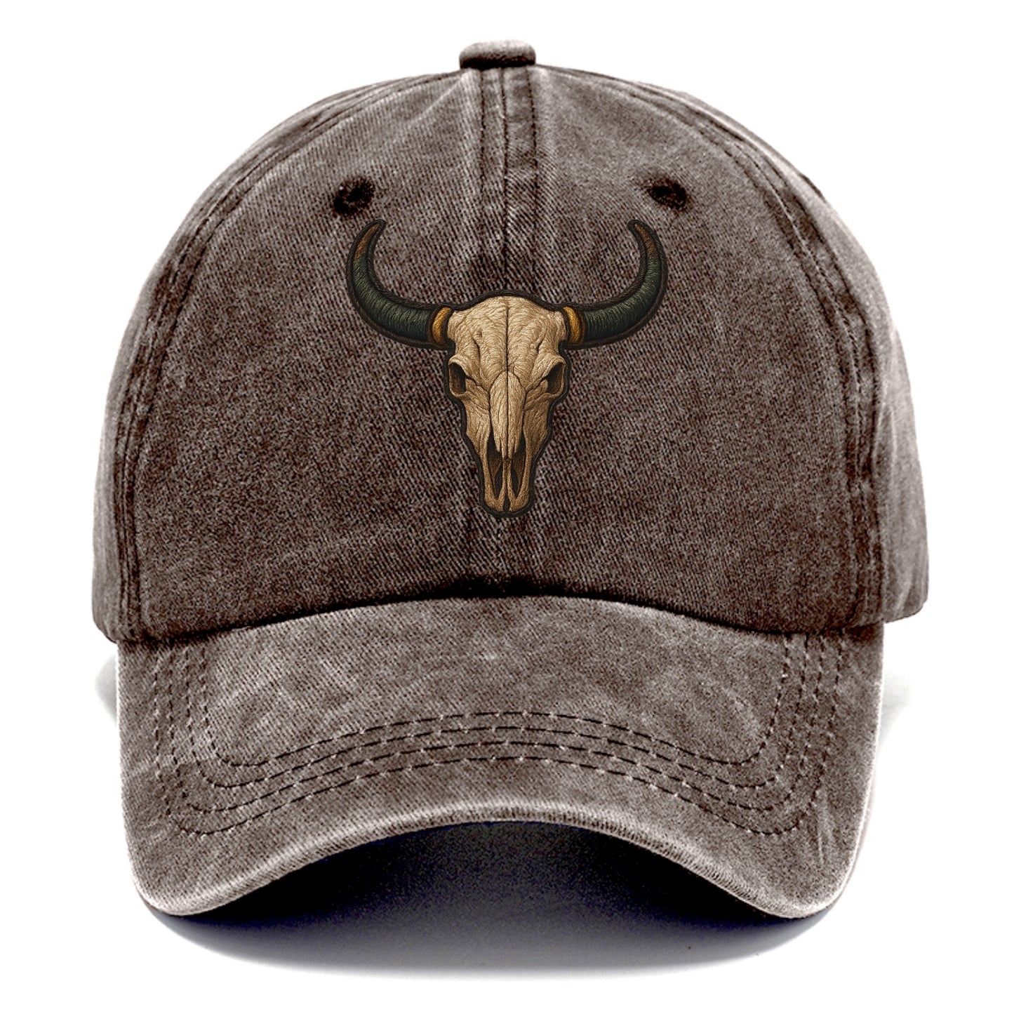 Bull Skull  - Classic Cap - Brown