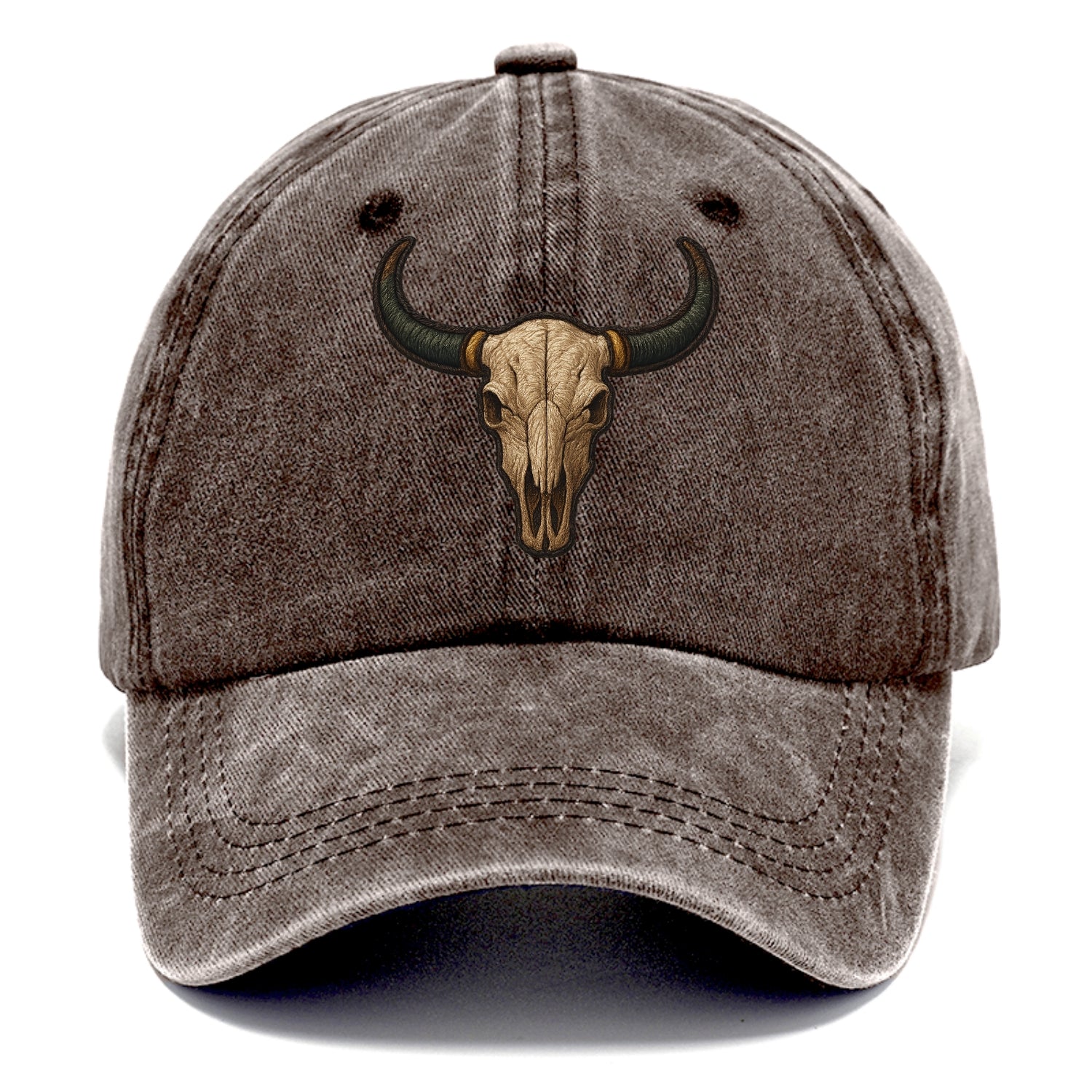 Bull Skull  - Classic Cap - Brown