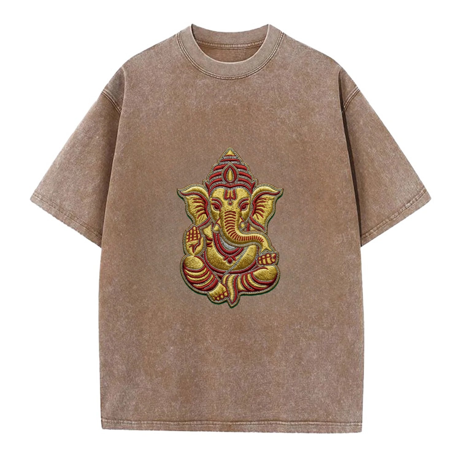 Ganesh - Vintage T-shirt - Brown