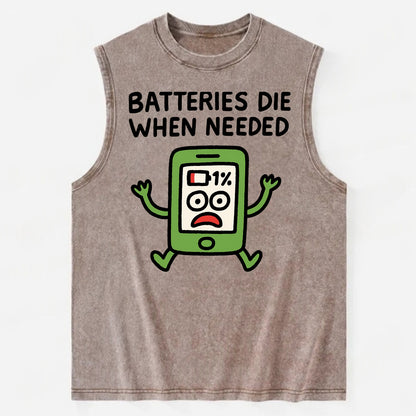 Hammer and Anvil  - Vintage Washed Tank - Brown