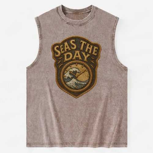 Seas The Day  - Vintage Washed Tank