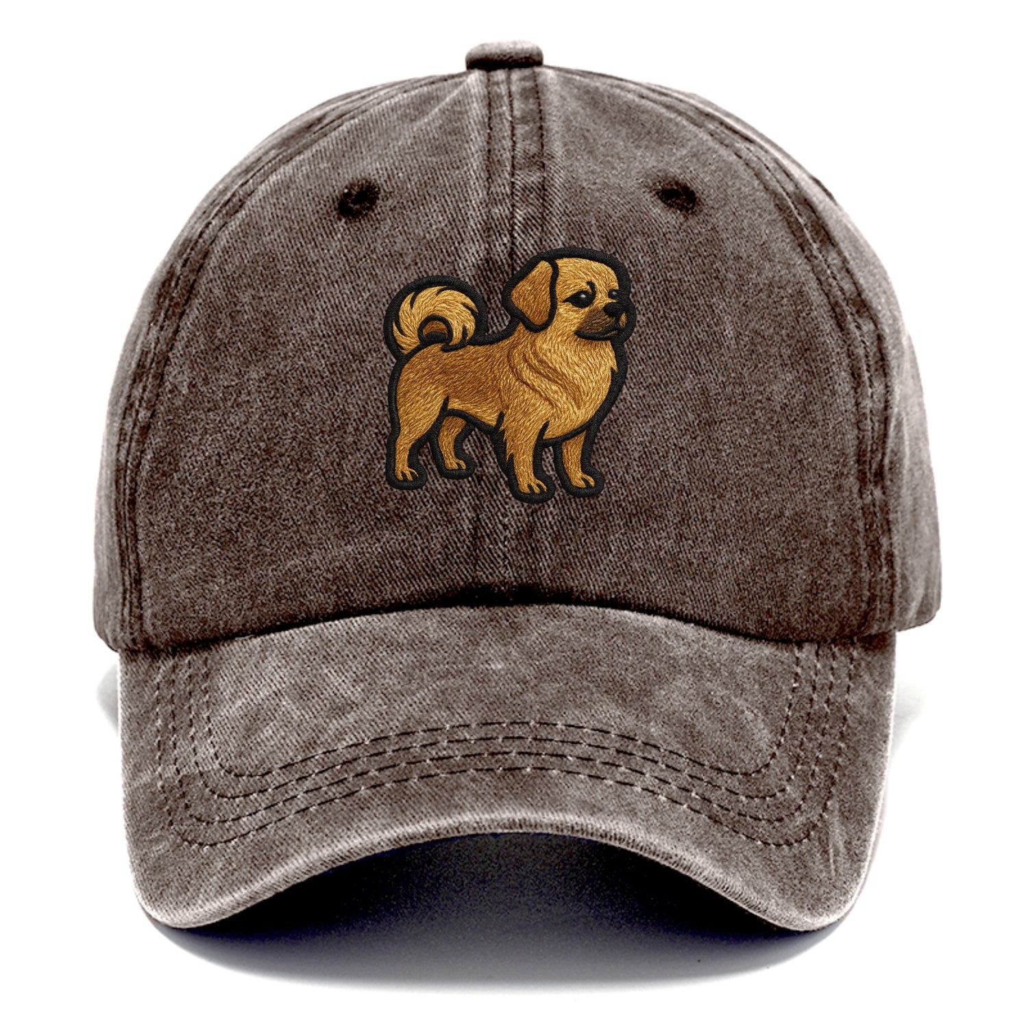 Tibetan Spaniel - Modern Tibetan breed d - Classic Cap - Brown