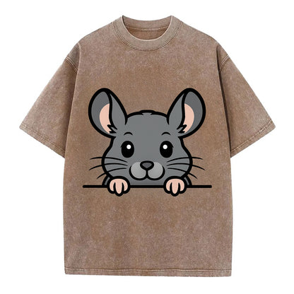 Chinchilla  - Vintage T-shirt - Brown