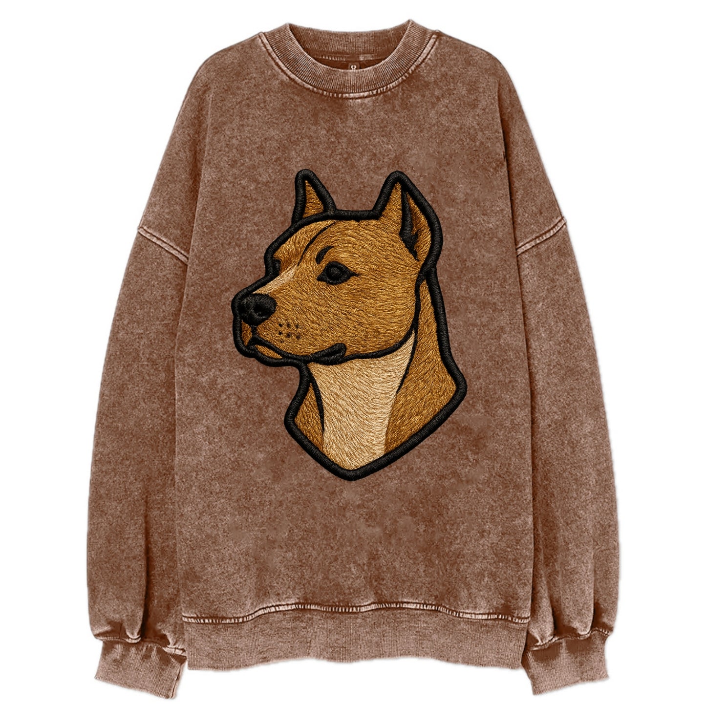 American Staffordshire Terrier - Modern - Vintage Sweatshirt - Brown