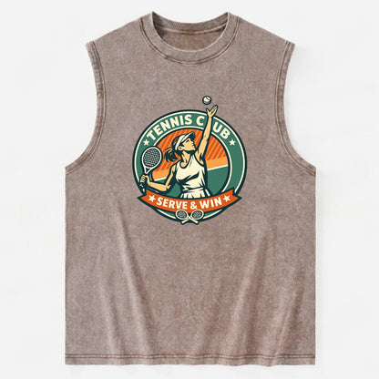 Ace in Motion - Vintage Washed Tank - Brown