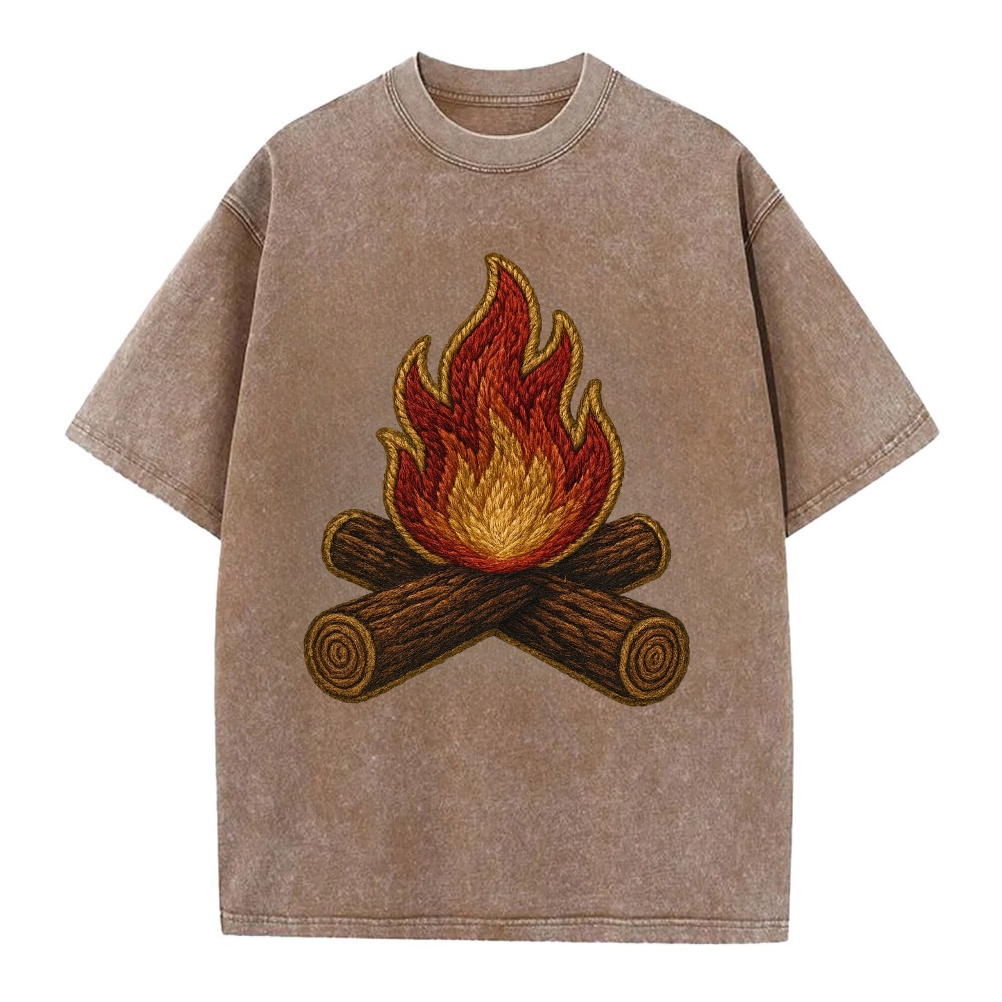 Campfire  - Vintage T-shirt - Brown