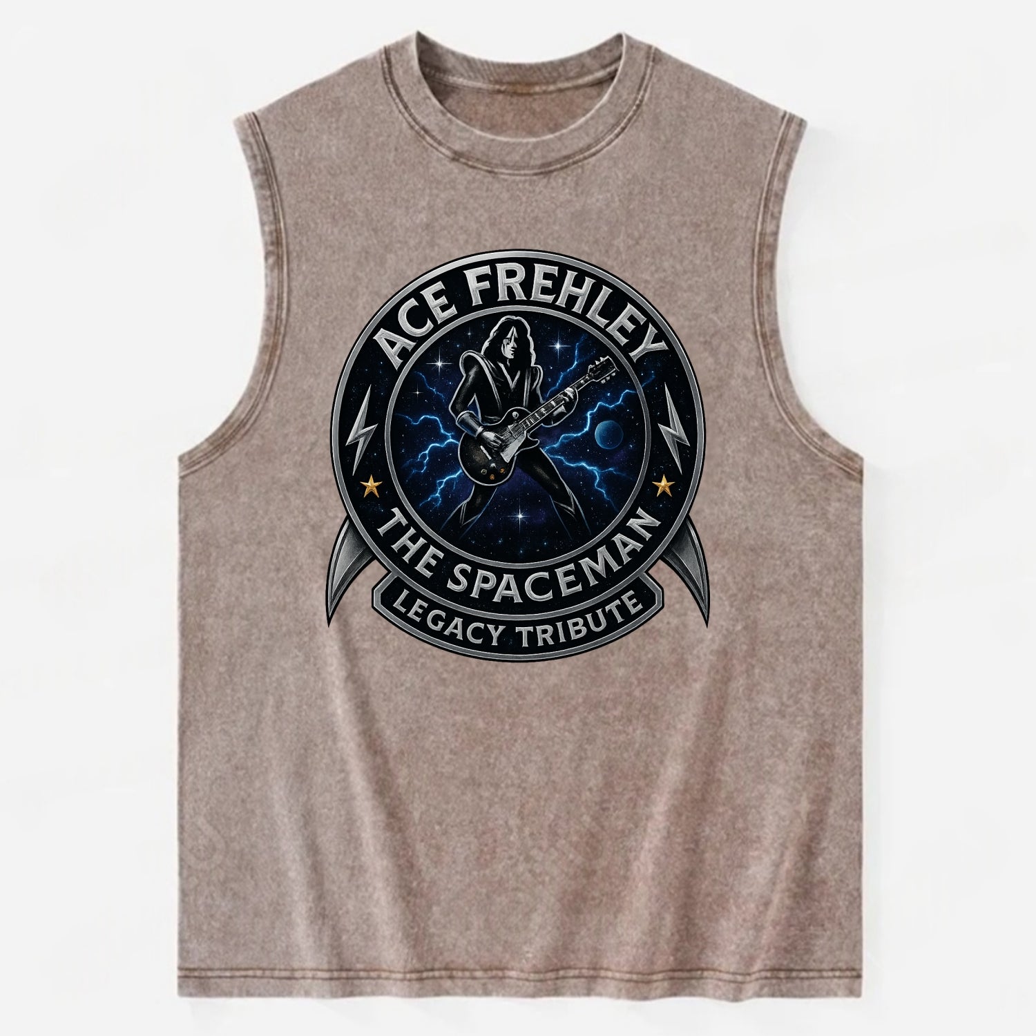 Ace Legacy Seal - Vintage Washed Tank - Brown
