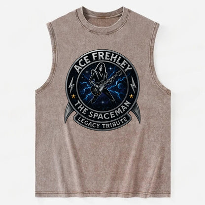 Ace Legacy Seal - Vintage Washed Tank - Brown