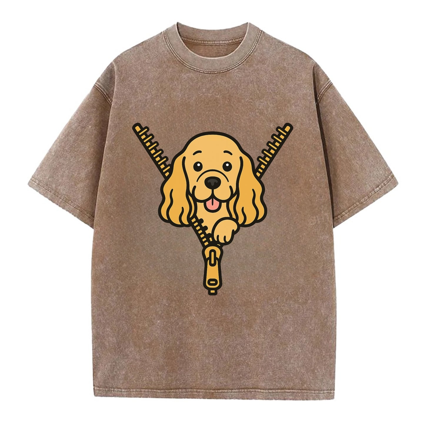Cocker Spaniel - Vintage T-shirt - Brown