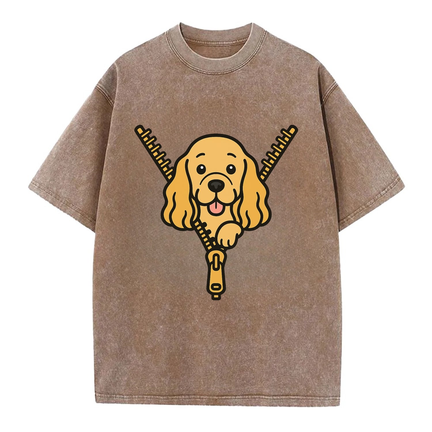 Cocker Spaniel - Vintage T-shirt - Brown