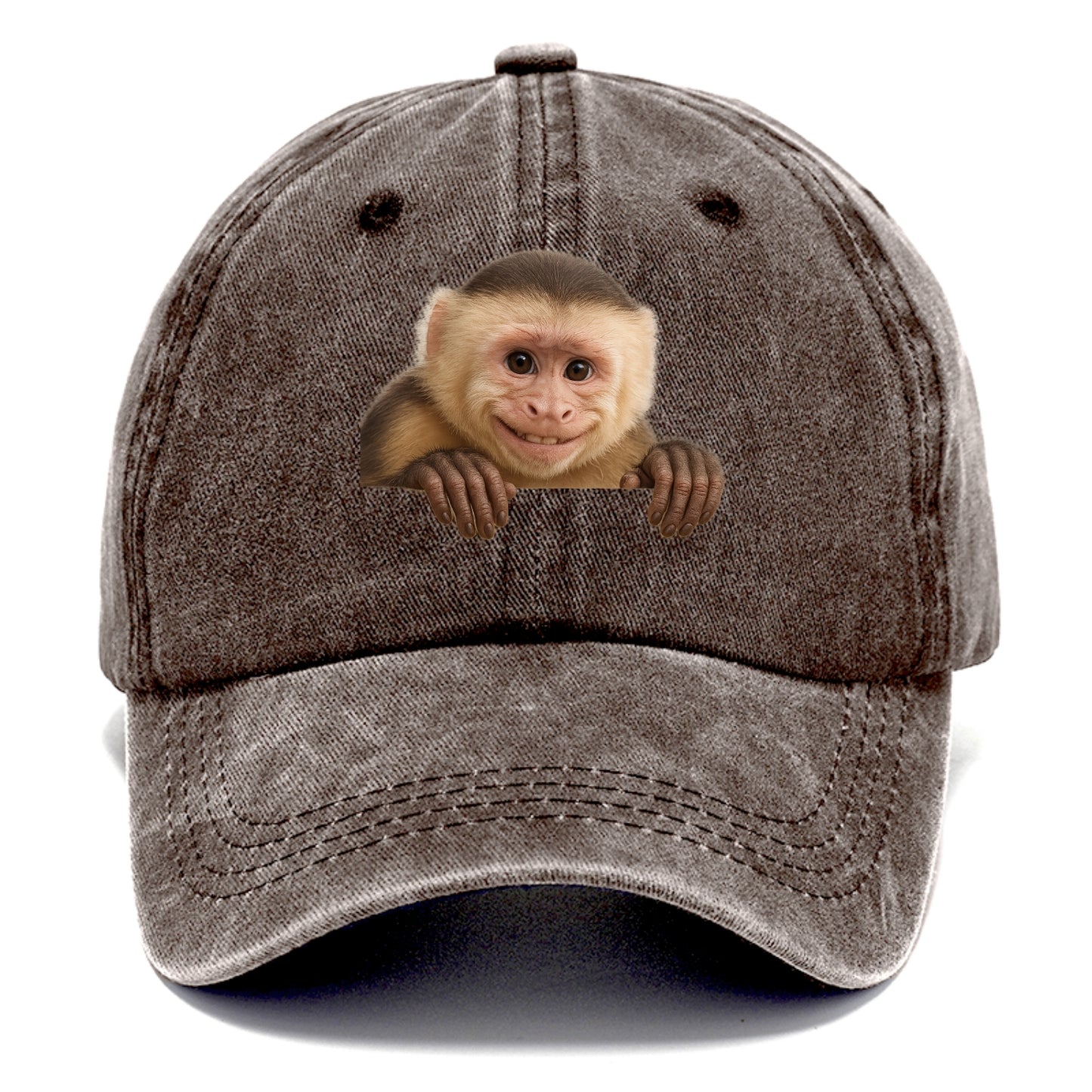 Capuchin Monkey  - Classic Cap - Brown