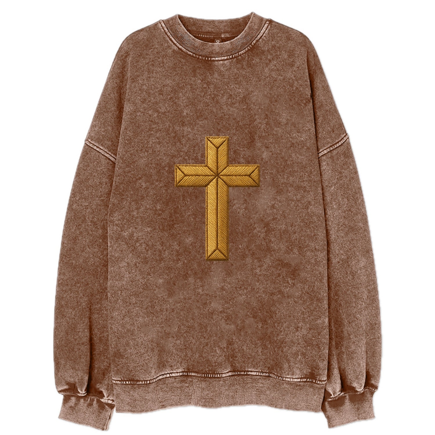 Rock Cross  - Vintage Sweatshirt - Brown
