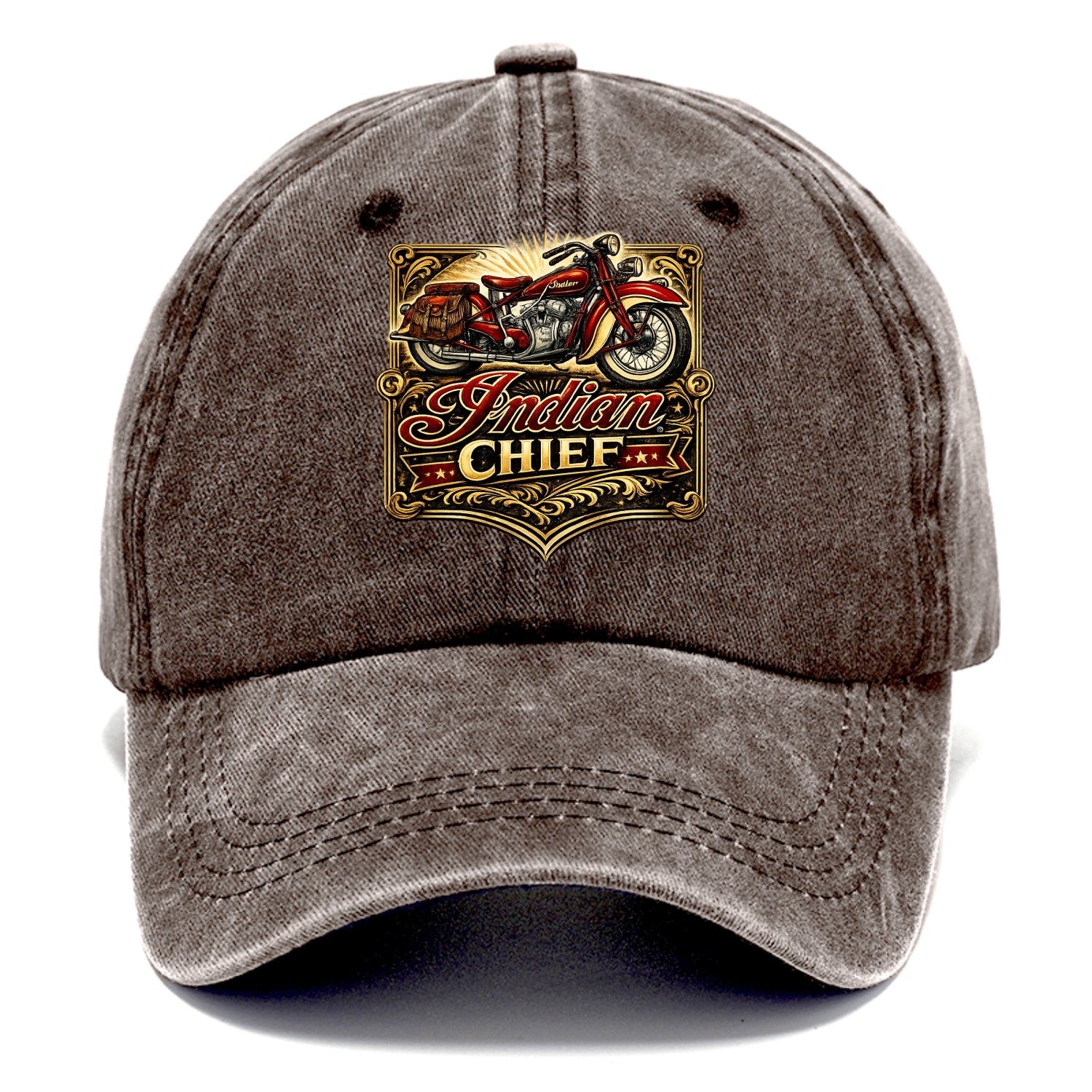 Classic Indian Chief - Classic Cap - Brown