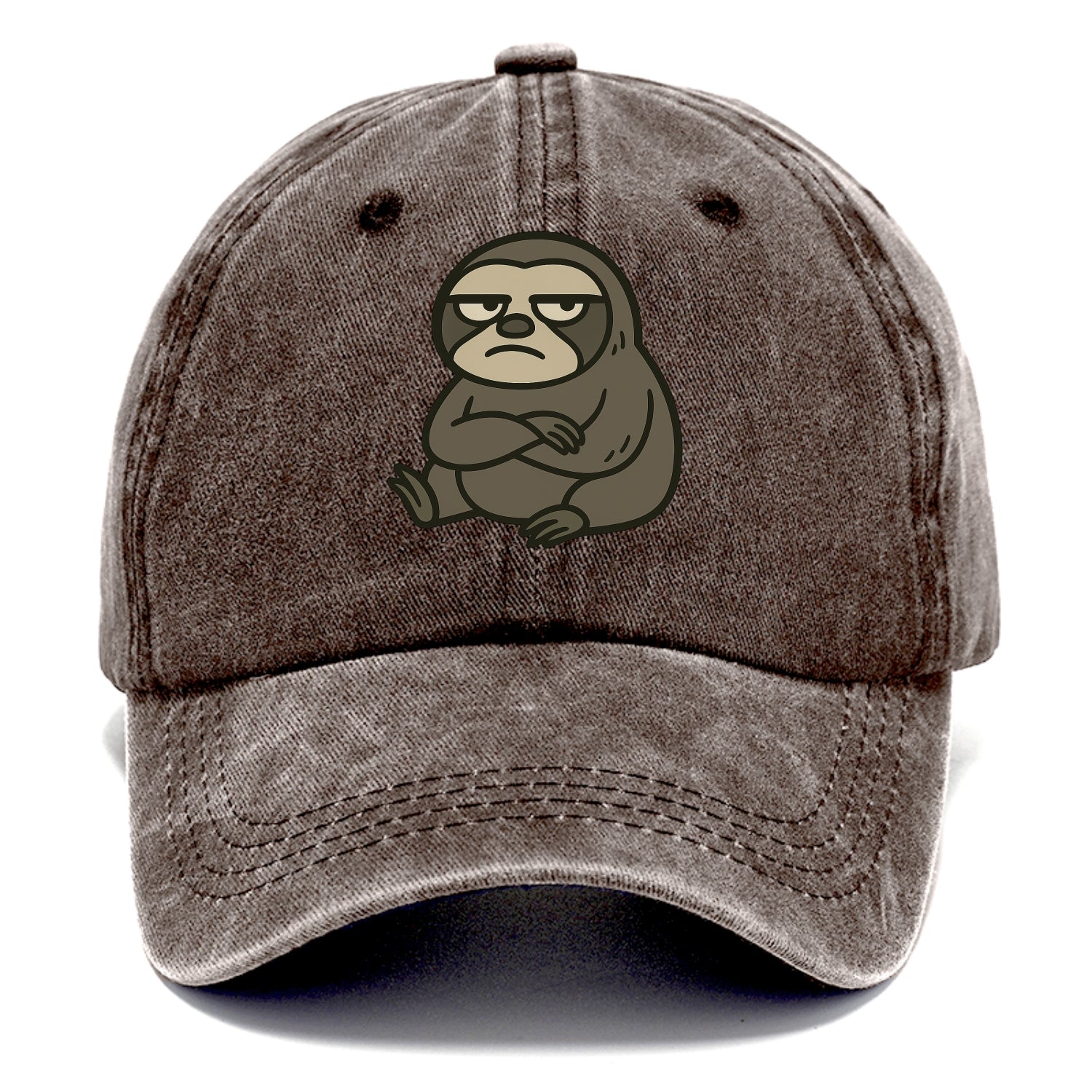 The Sloth Judging Silently - Classic Cap - Brown