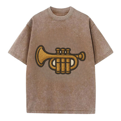 Trumpet  - Vintage T-shirt - Brown