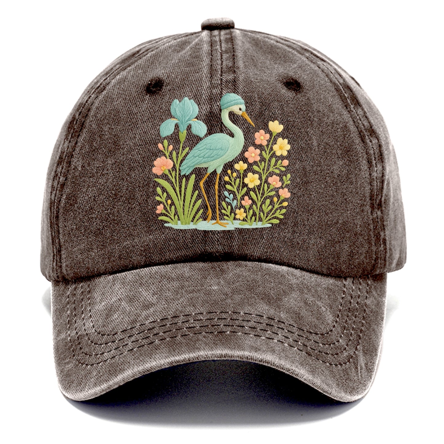 Mint Crane - Classic Cap - Brown