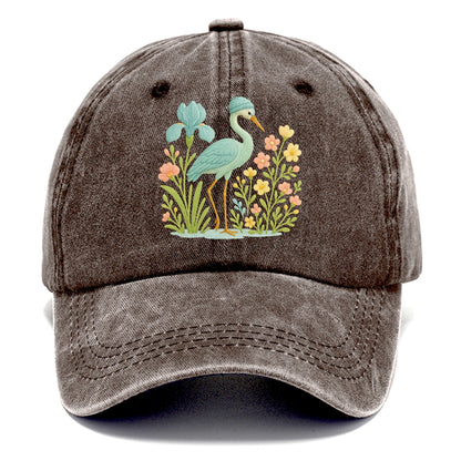 Mint Crane - Classic Cap - Brown
