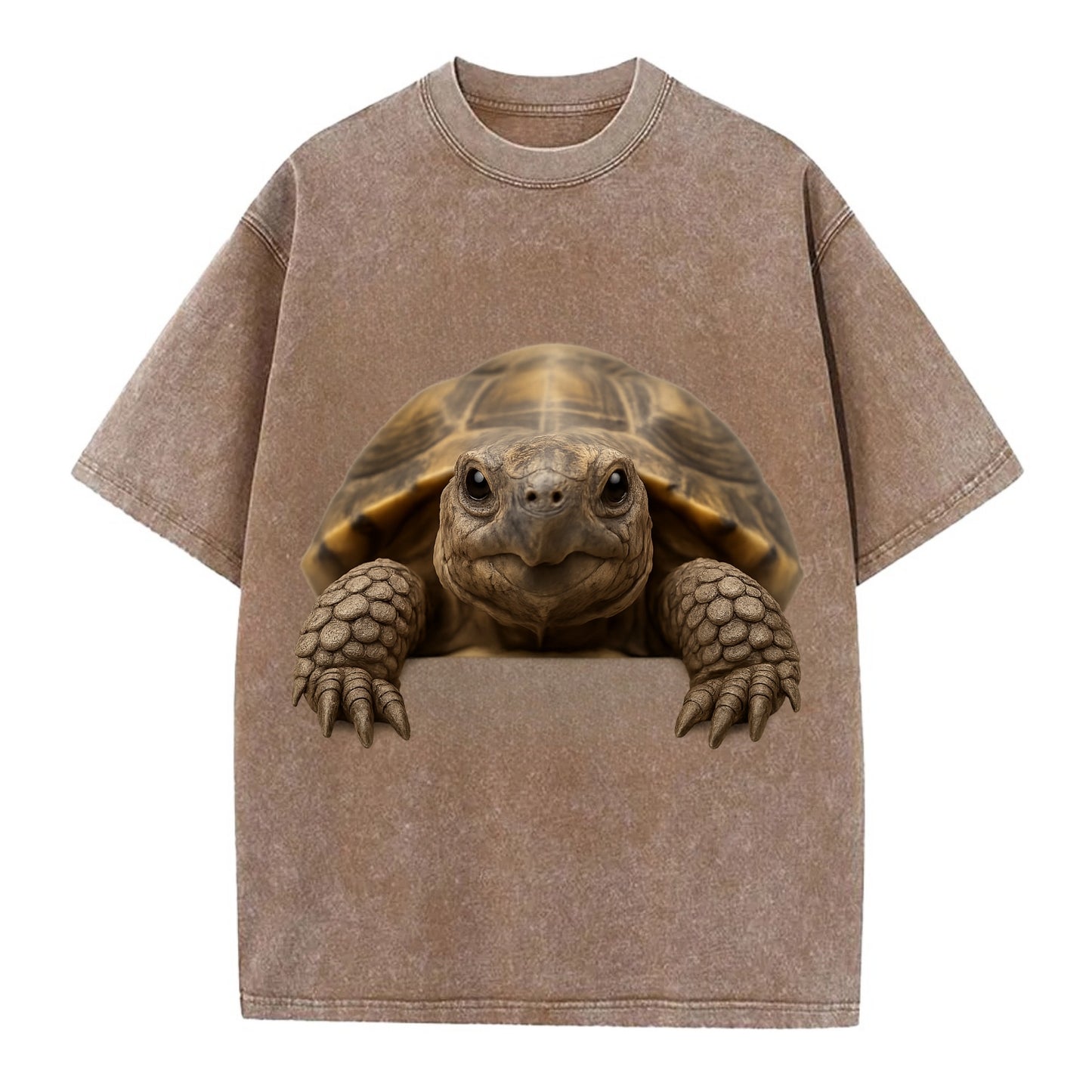 Tortoise  - Vintage T-shirt - Brown