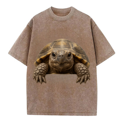 Tortoise  - Vintage T-shirt - Brown