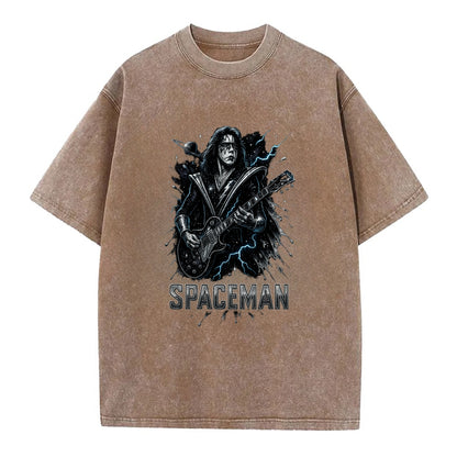 Silver Splash - Vintage T-shirt - Brown