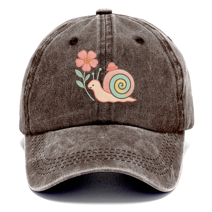 Coral Snail - Classic Cap - Brown