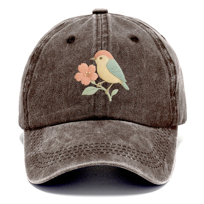 Peach Flowerpecker - Classic Cap - Brown