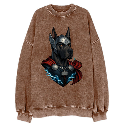 Great Dane Thor  - Vintage Sweatshirt - Brown