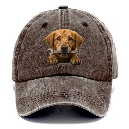 Mechanic Dog  - Classic Cap - Brown