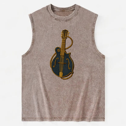 Mandolin  - Vintage Washed Tank - Brown