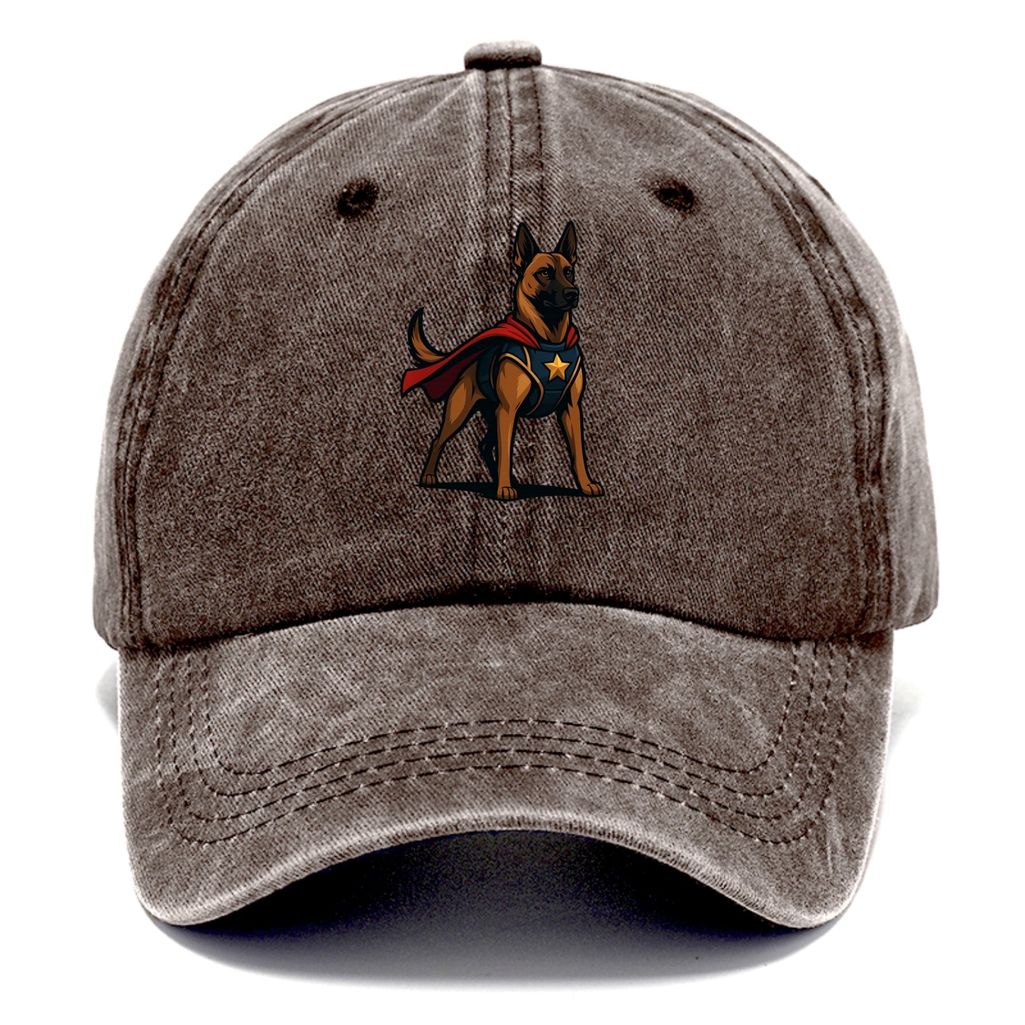 Belgian Malinois Guardian Hero  - Classic Cap - Brown