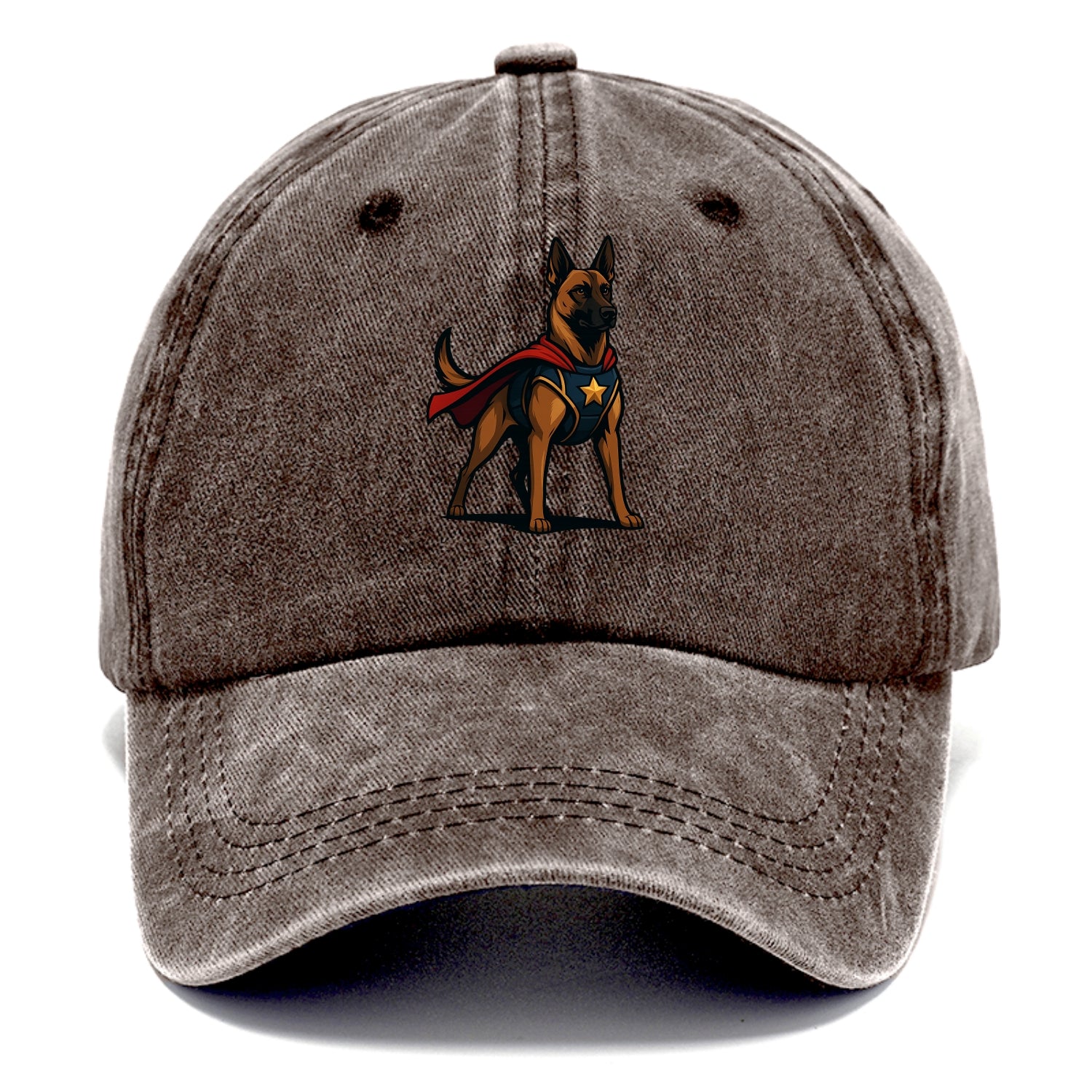 Belgian Malinois Guardian Hero  - Classic Cap - Brown