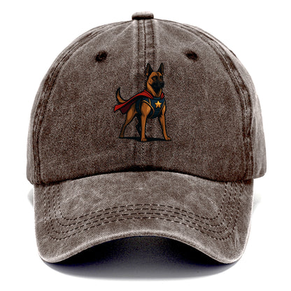Belgian Malinois Guardian Hero  - Classic Cap - Brown
