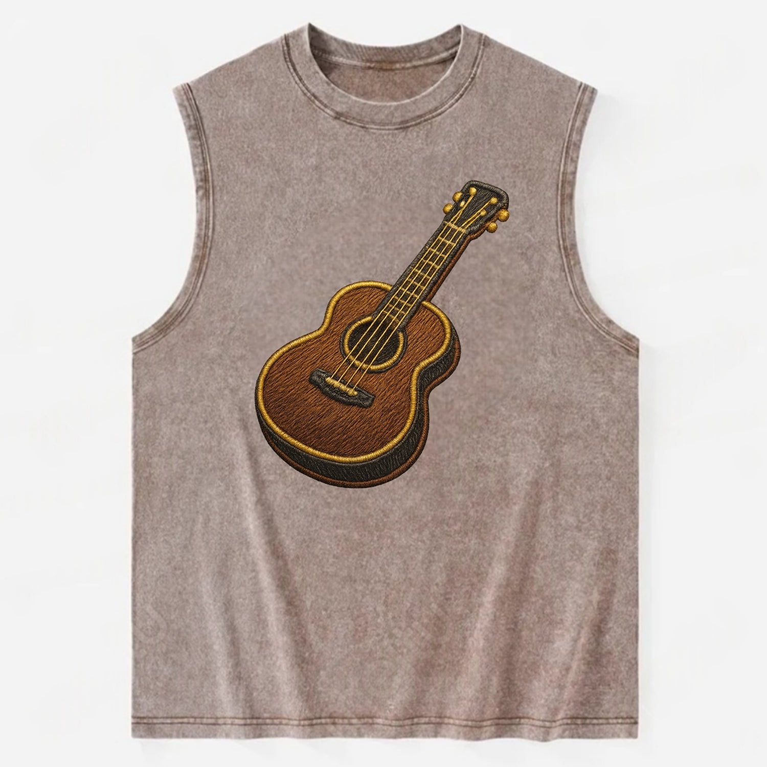 Vintage Guitar  - Vintage Washed Tank - Brown