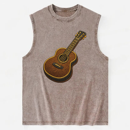 Vintage Guitar  - Vintage Washed Tank - Brown