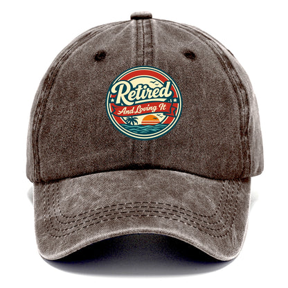 Carefree Retirement Emblem - Classic Cap - Brown