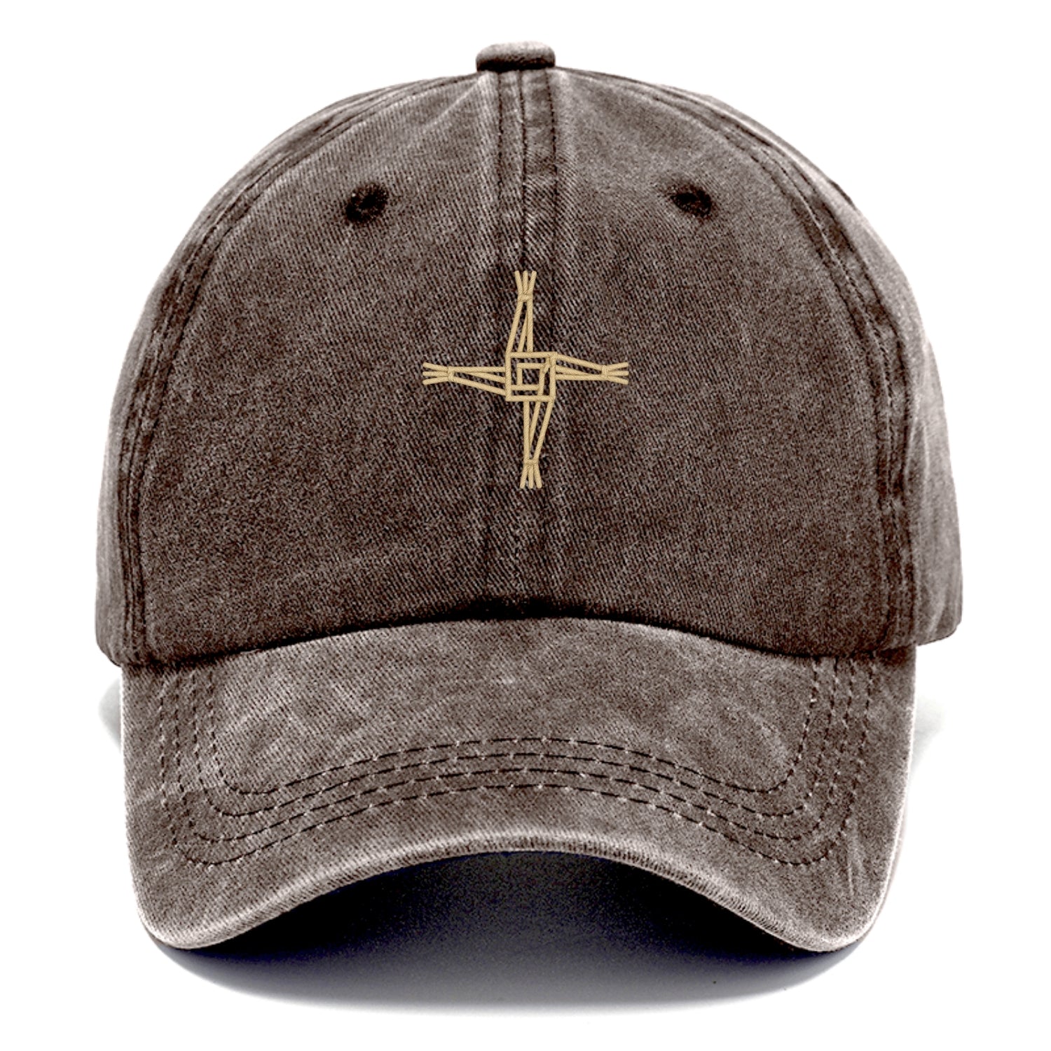 Saint Brigid's Cross  - Classic Cap - Brown