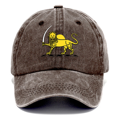 Lion Of The Rising Blade - Classic Cap - Brown