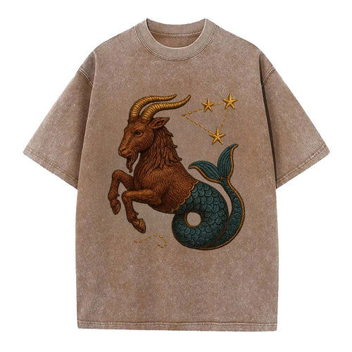 Capricorn Goat  - Vintage T-shirt