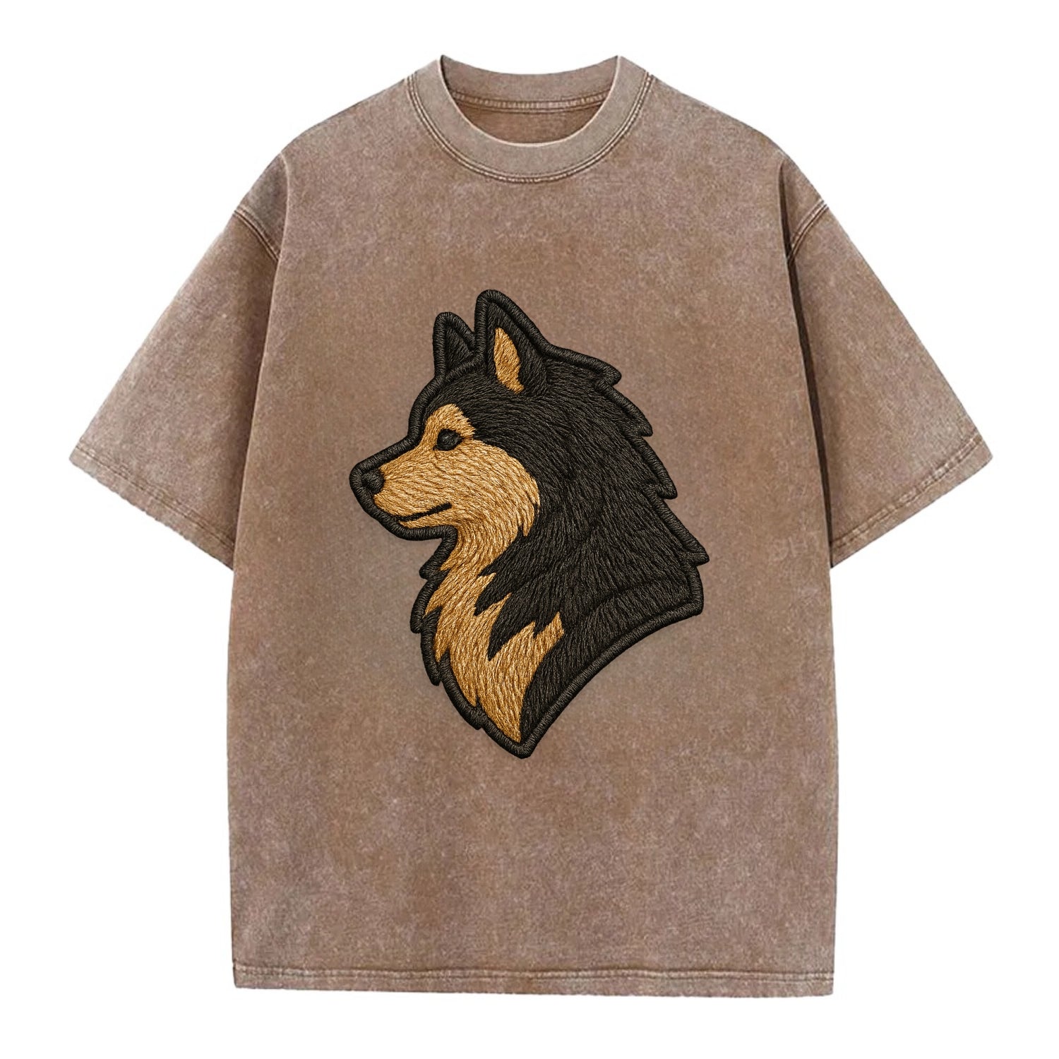 Finnish Lapphund - Modern Arctic breed l - Vintage T-shirt - Brown