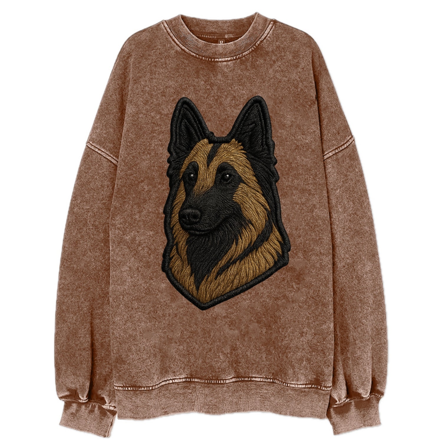 Belgian Tervuren - Trendy shepherd desig - Vintage Sweatshirt - Brown