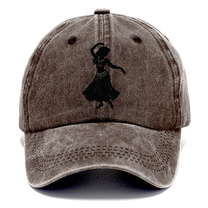 Belly dancer graceful gesture - Classic Cap - Brown