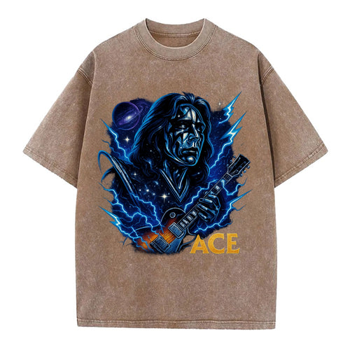 Cosmic Chrome Portrait - Vintage T-shirt