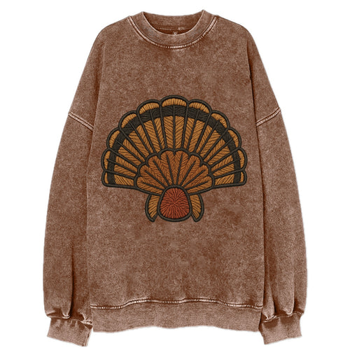 Turkey Feather  - Vintage Sweatshirt