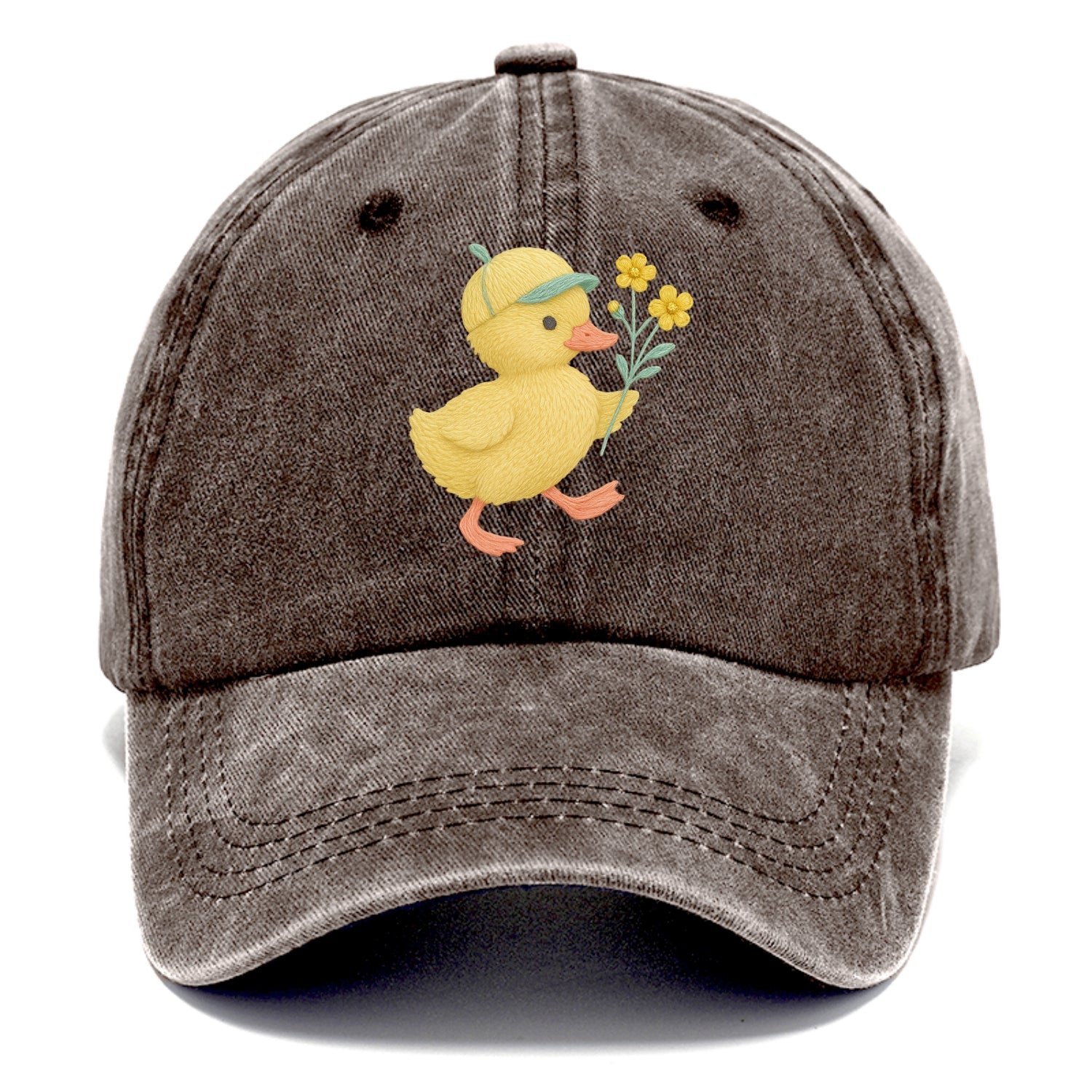 Yellow Duckling - Classic Cap - Brown