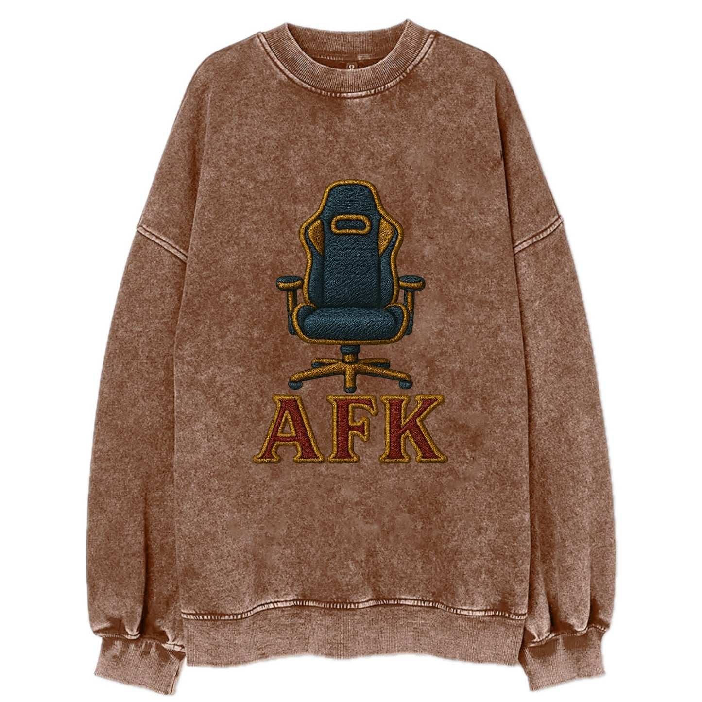 AFK   - Vintage Sweatshirt - Brown