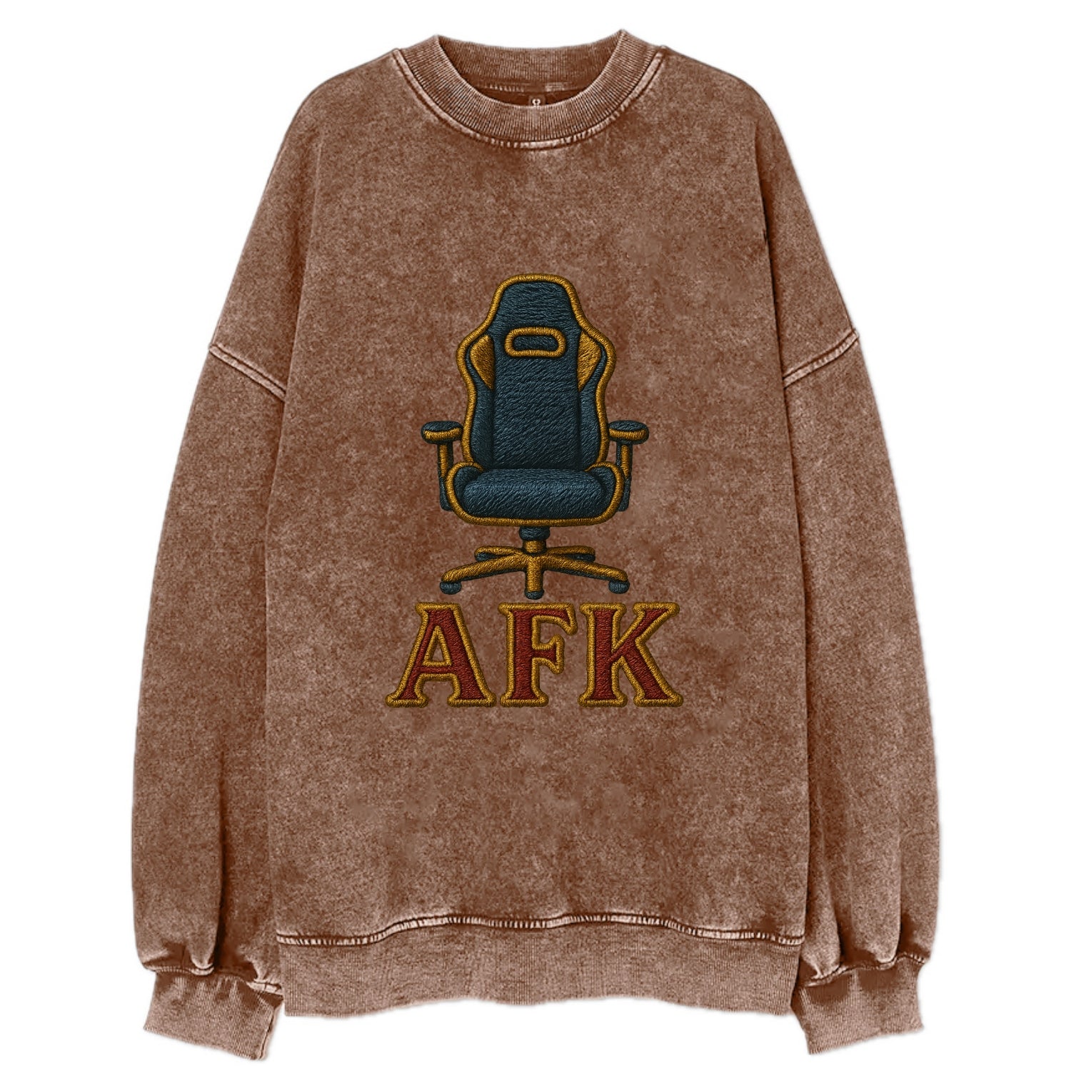 AFK   - Vintage Sweatshirt - Brown