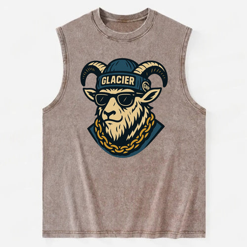 Glacier Mountain Goat - Vintage Washed Tank