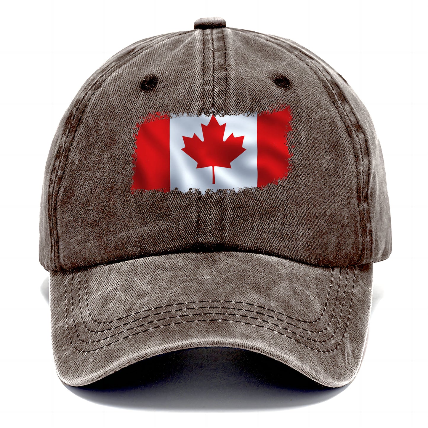 Gorra clásica con la bandera canadiense