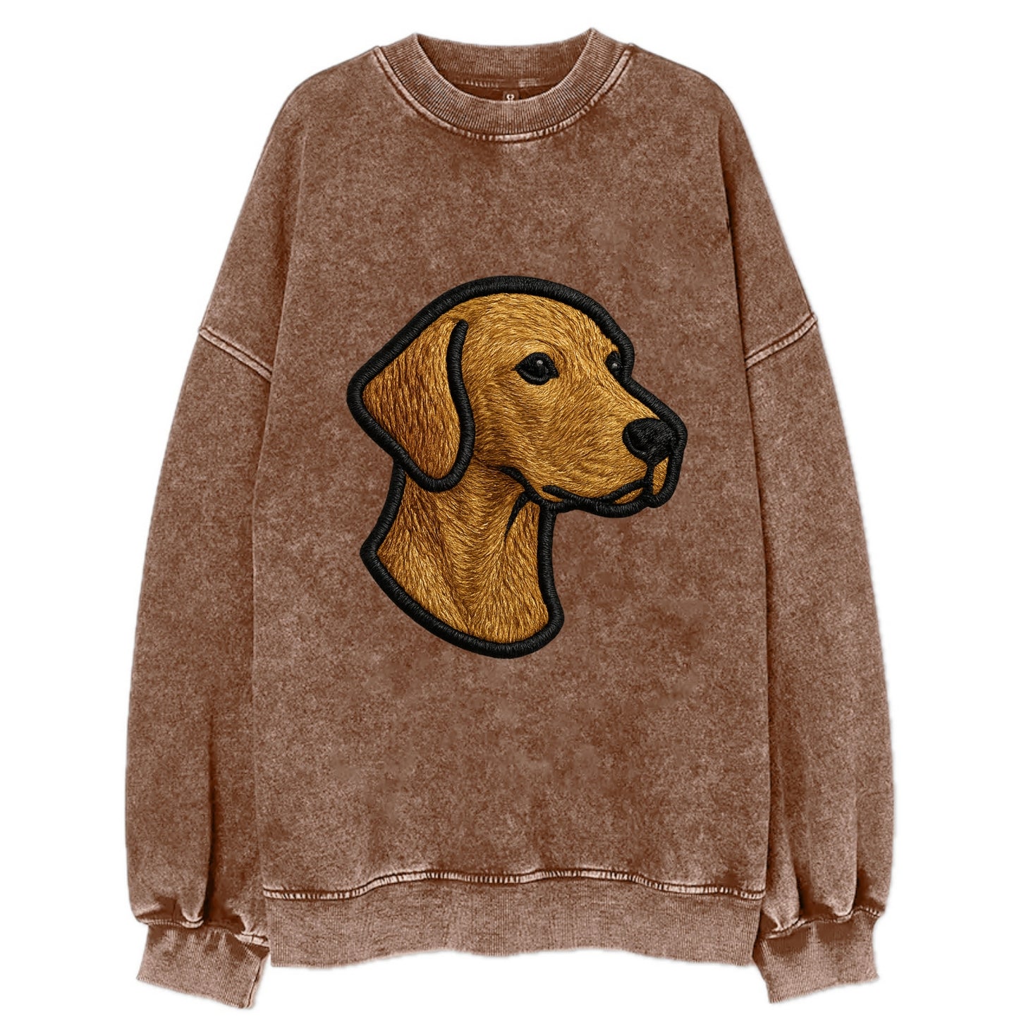 Vizsla - Modern noble design with bold b - Vintage Sweatshirt - Brown