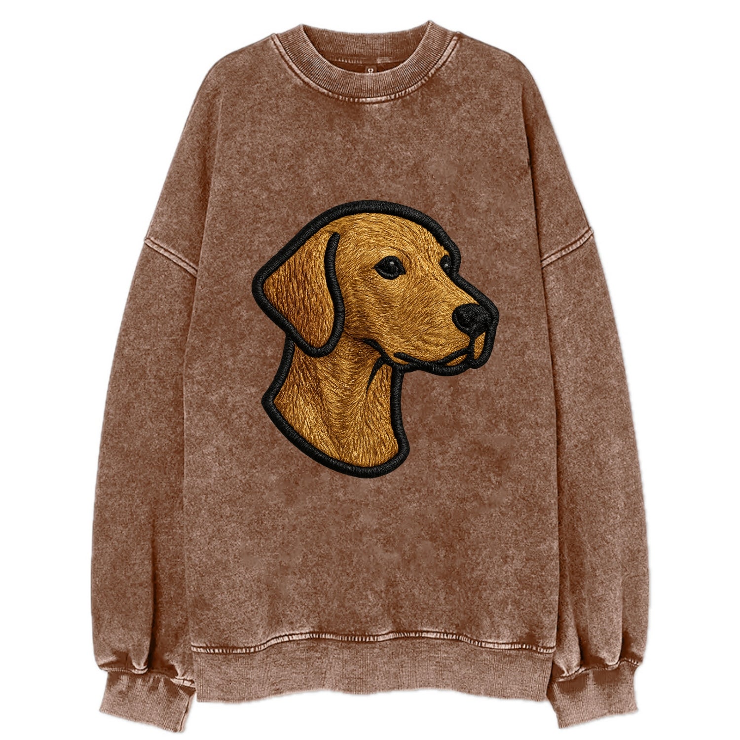 Vizsla - Modern noble design with bold b - Vintage Sweatshirt - Brown